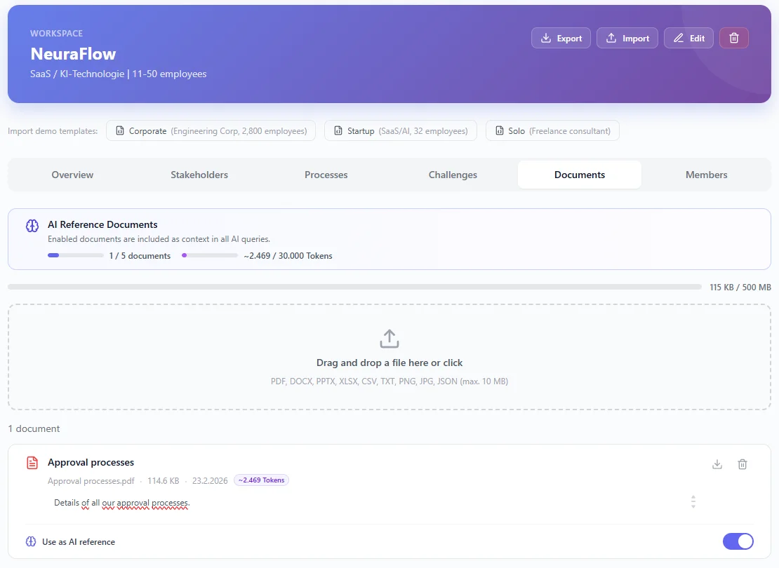 Documents as AI Context